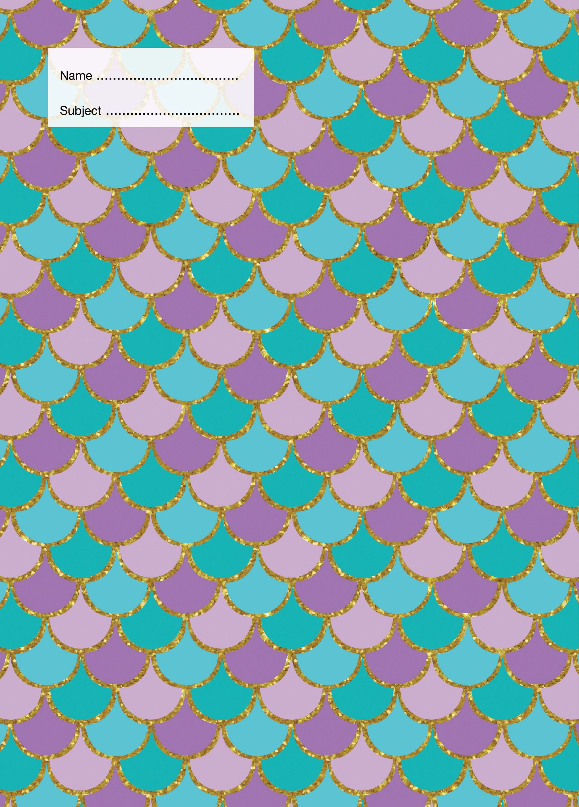 Mermaid Scales School Book Cover