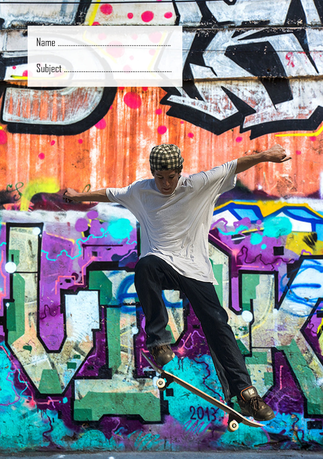 Skateboarder School Book Cover