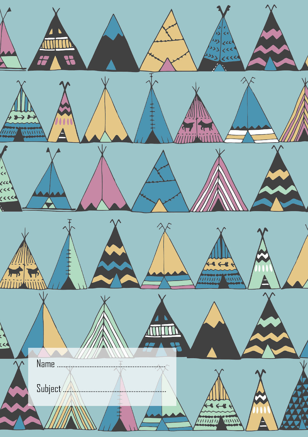Teepees School Book Cover