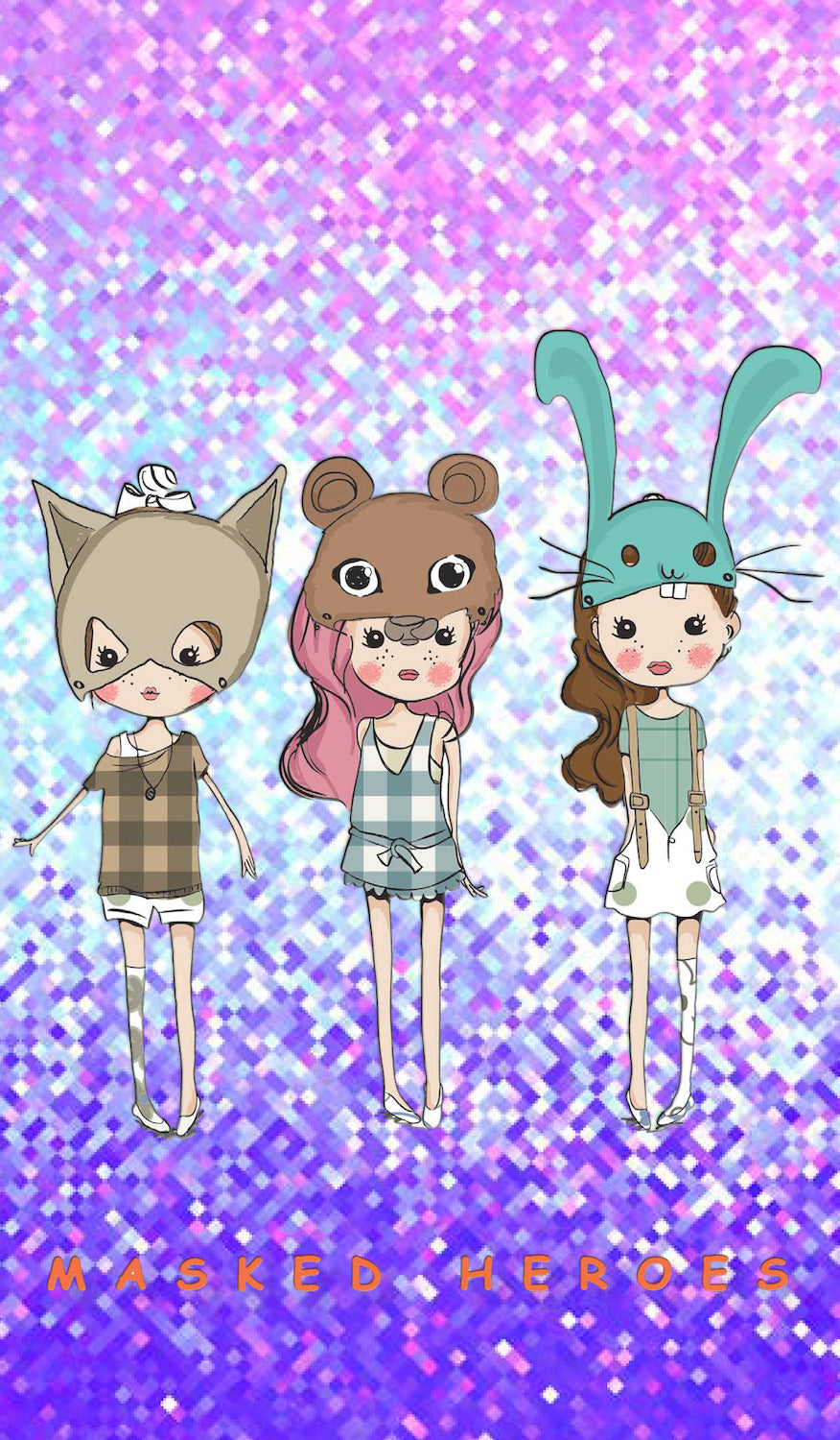 Masked Heroes School Book Cover