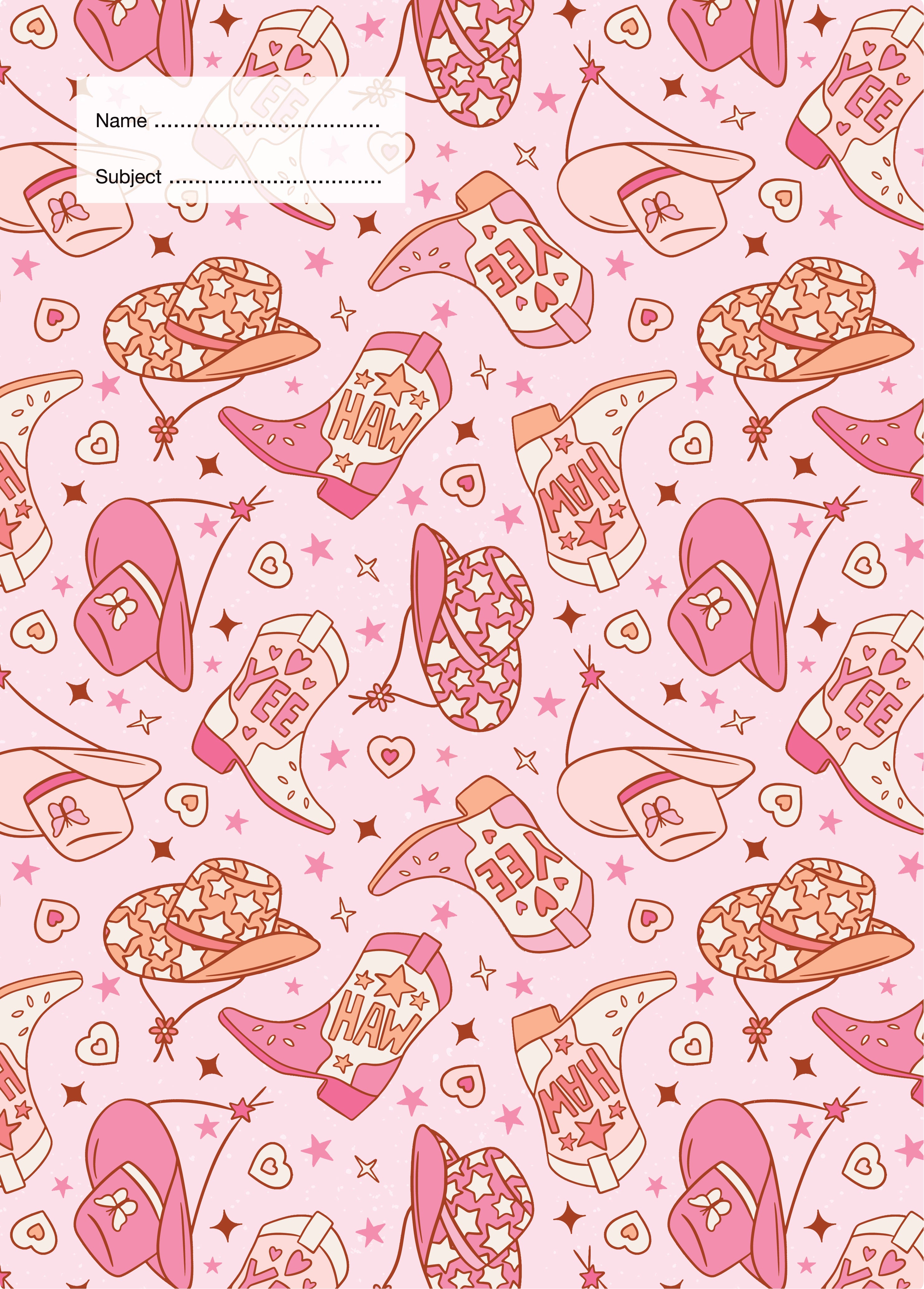 Yeehaw Cowgirl School Book Cover