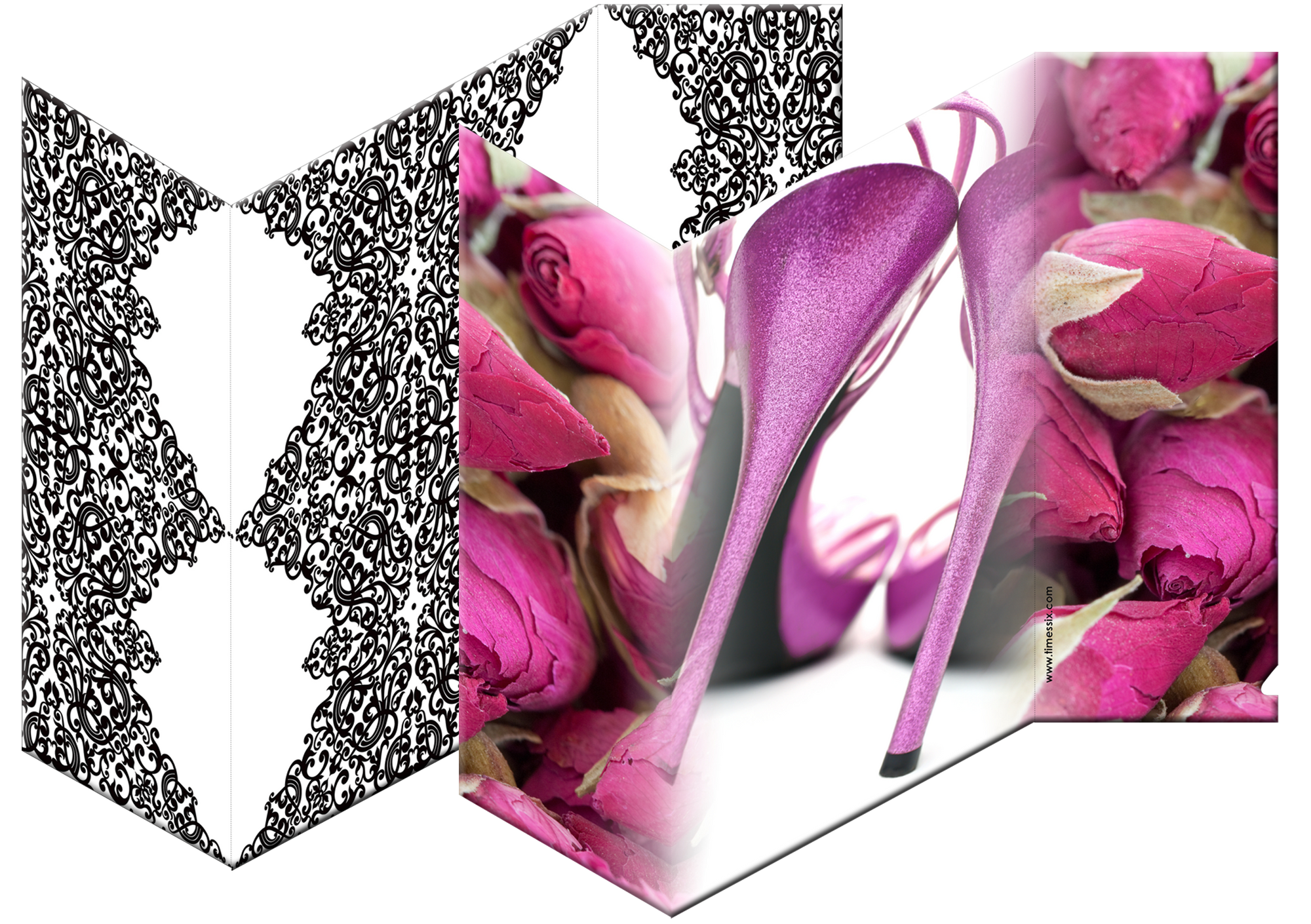 Mini Document Wallets - Fashion Design (twin pack)