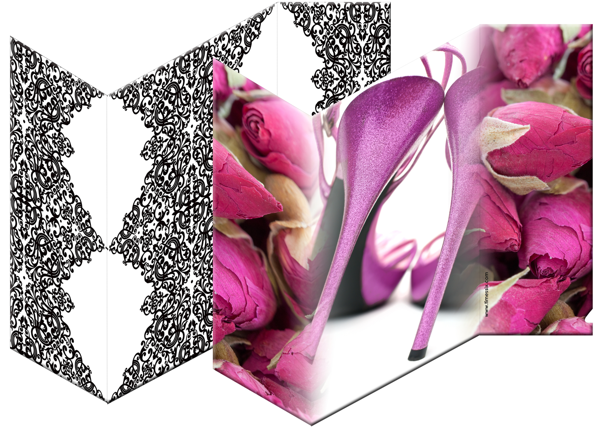 Mini Document Wallets - Fashion Design (twin pack)