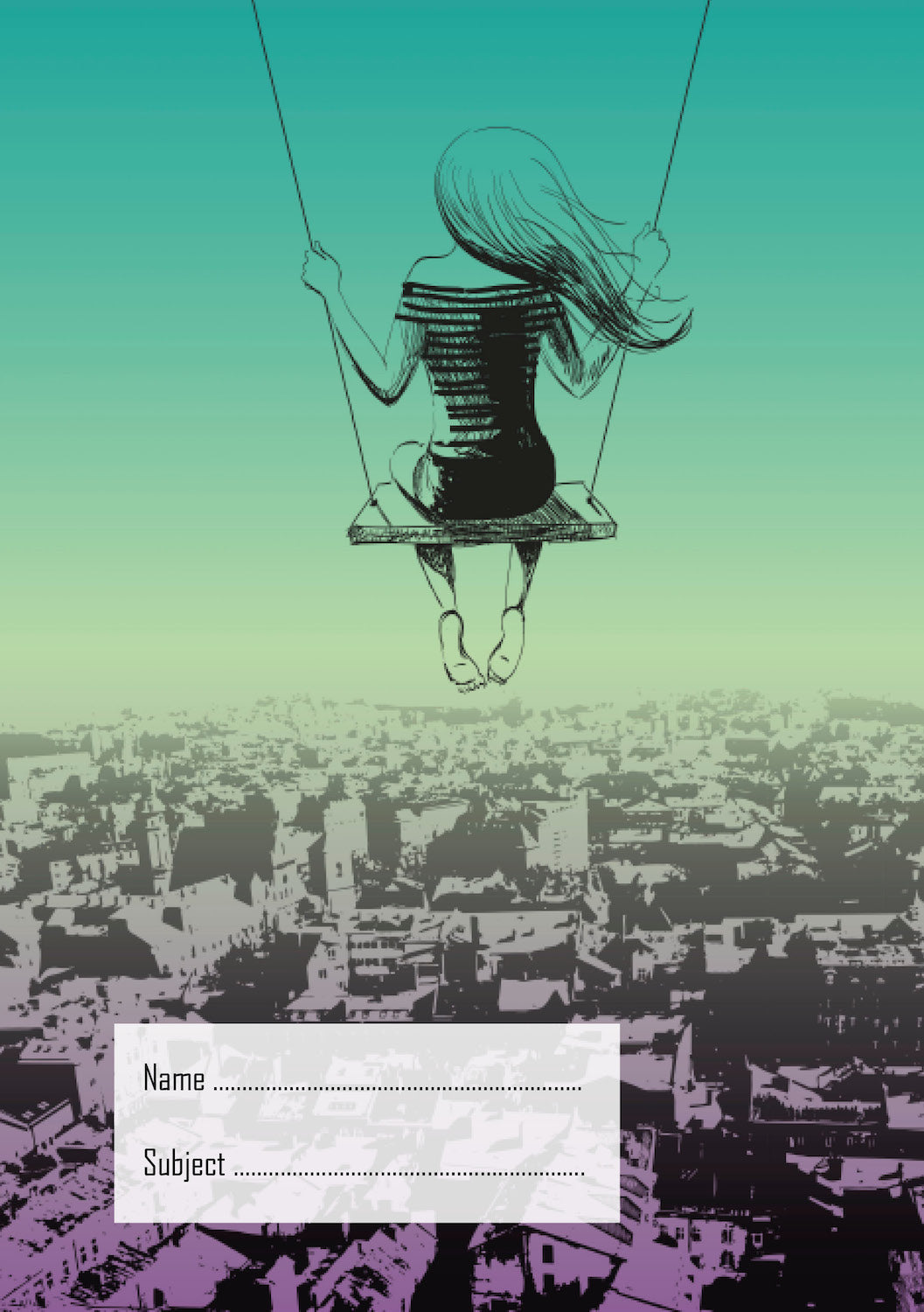 Girl on Swing School Book Cover