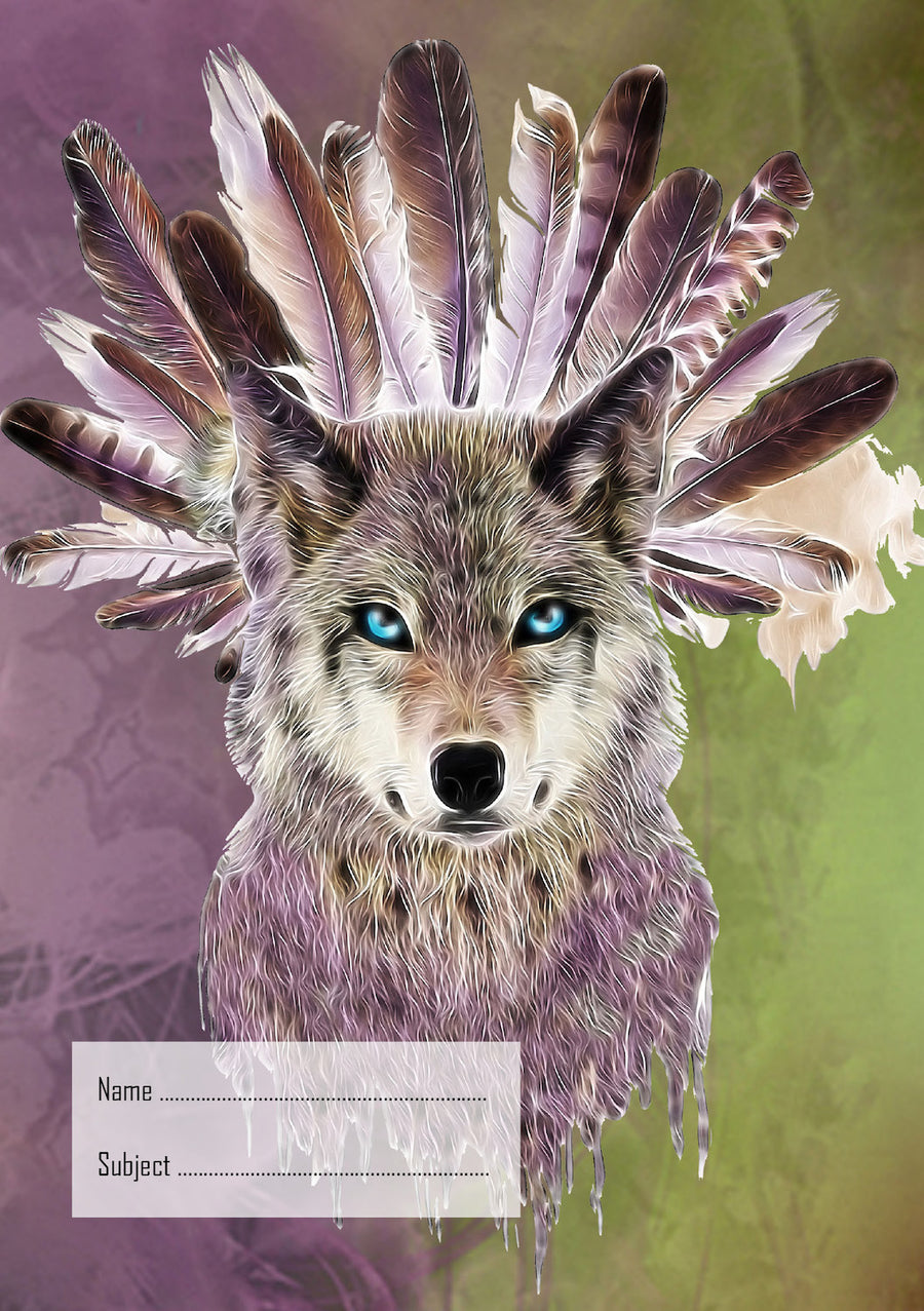 Wolf Exercise Book Cover