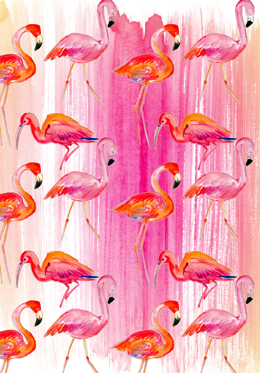Flamingo Well Child Notebook Cover
