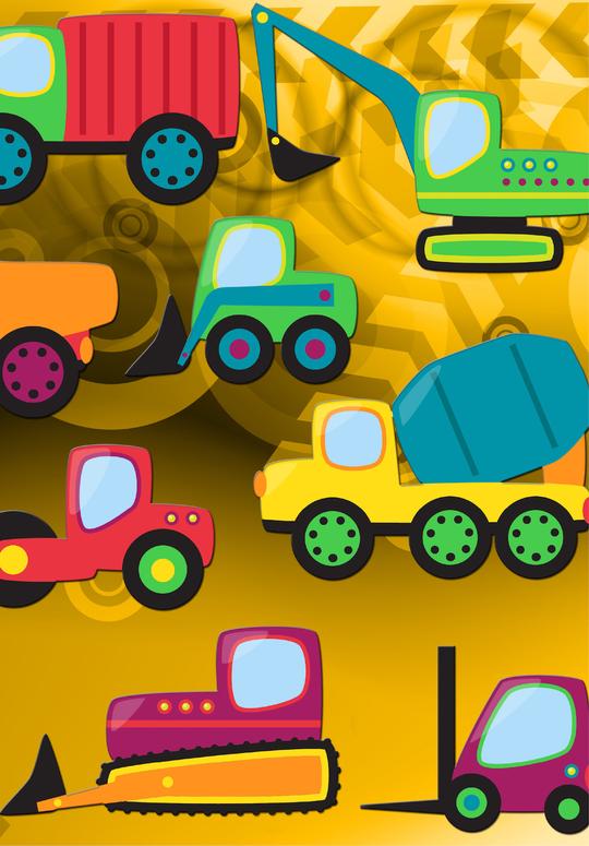 Trucks School Book Cover