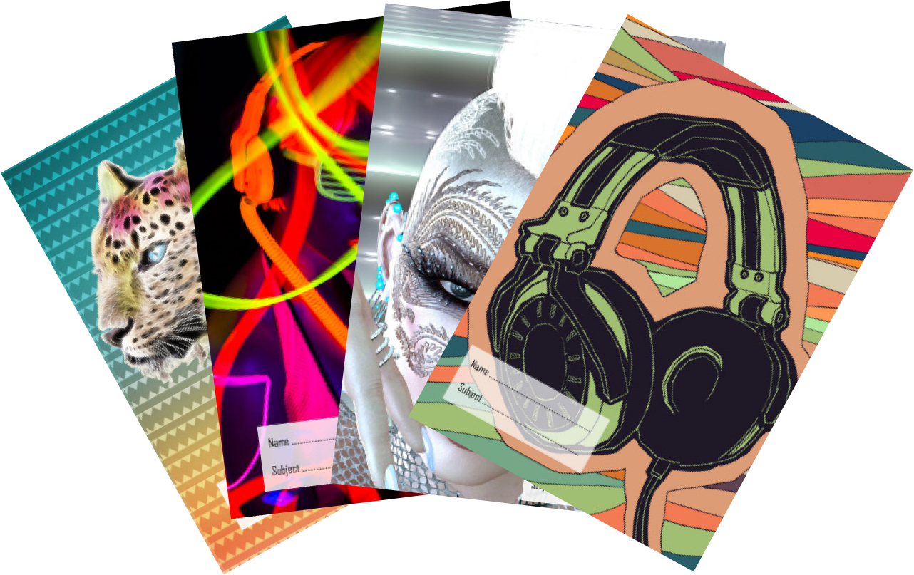 Leopard + Neon Girls + Platinum Blonde + Headphones covers