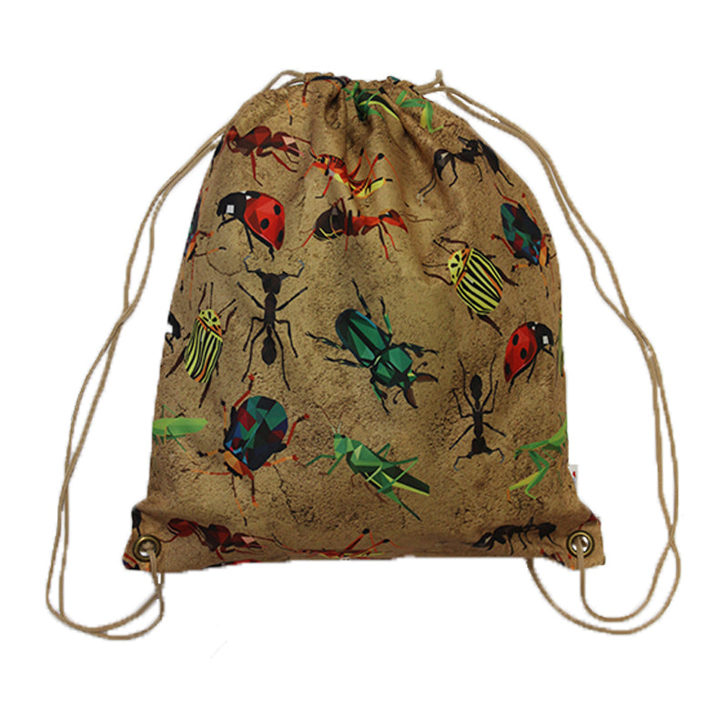 Drawstring Bag - Insects